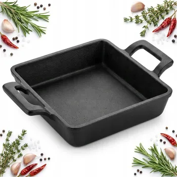 Pánev LITINOVÁ PÁNEV NA PEČENÍ, ZAPÉKÁNÍ, SMAŽENÍ A PŘÍPRAVU POKRMŮ