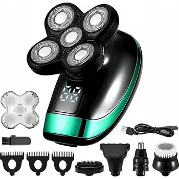 Holicí strojek 4D Holicí Strojek pro muže + zastřihovač nosu a vousů