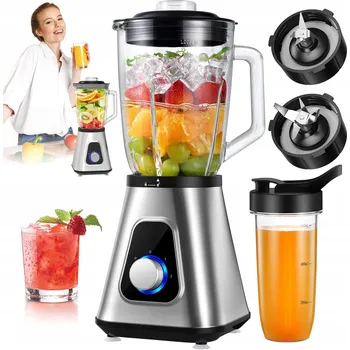 Stolní mixér Anthter CW27 1000 W stříbrný/šedý