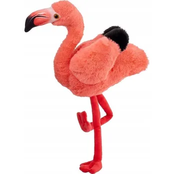 plyšák Plyšová Hračka Plameňák Realistický pták - 35/20 cm