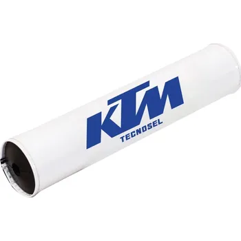 Řídítka TECNOSEL (BLACKBIRD) kryt řídítka TRADITONAL KTM VINTAGE, barva bílá, LOGO KTM (TECNOSEL (BLACKBIRD) kryt řídítka TRADITONAL KTM VINTAGE, barva bílá, LOGO KTM)