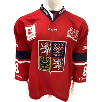 Hokejový dres Český hokej Dres CCM ČR 2024 Pastrňák Originál reklama SR, Barva RED, Velikost M 992282