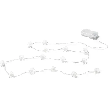 Vánoční dekorace 728382 - Tchibo - Světelný řetěz s mikro LED »Květy«