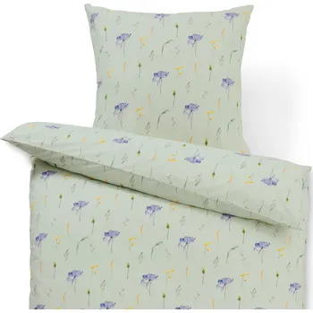 Povlečení 727888 - Tchibo - Perkálové povlečení - barva: zelená