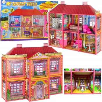 Domeček pro panenku Domeček pro panenky LEAN Toys 4909787820480 48,5 cm