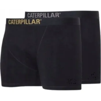 Boxerky Pánské boxerky Caterpillar černé bavlněné velikost L 2 ks