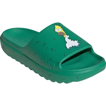 Pánské pantofle boty adidas Performance Lumia The Simpsons Adilette Slides - Court Green/Core Black/Cloud White 42