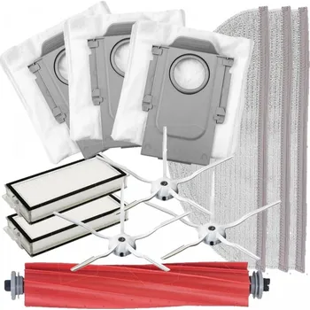 Sada příslušenství pro robotický vysavač Kartáče s HEPA filtry k vysavači ROBOROCK Q7 Max Plus sada sáčků a mopy 12ks