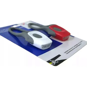 Cyklosvítilna LED světlo na kolo přední a zadní - sada 2 ks