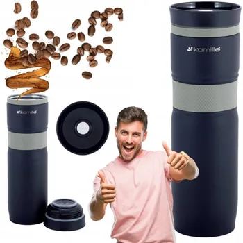 Termohrnek Termohrnek Kamille 0,9 l černý