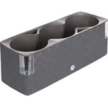 Plastkon Cobble Trio samozavlažovací květináč antracitová varianta 41050