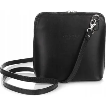 Kabelka Vera Pelle kabelka, kožená kabelka přes rameno, pravá kůže, vícebarevná