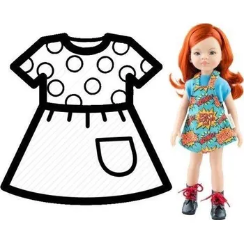 Doplněk pro panenku OBLEČENÍ PRO PANENKU PAOLA REINA 54525