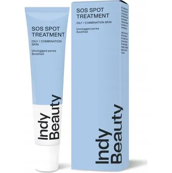 Léčba akné Indy Beauty SOS Spot Treatment gel na pupínky s AHA BHA a Zinek 15 ml