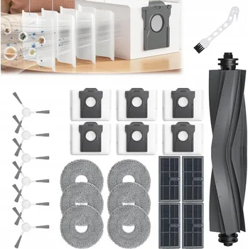 Robotický vysavač 24dílná SADA KARTÁČŮ, FILTRŮ A MOPŮ pro Dreame L10s Ultra Gen 2 / Pro Ultra Heat