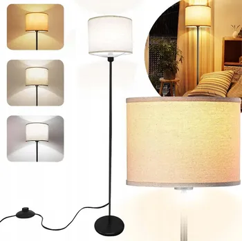 Stojací lampa Stojací lampa černá boho 154 cm se stmívačem E27