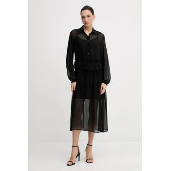 Dámské šaty Šaty Sisley 4NOXLV07L černá 99X, vel. 36