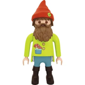 Zahradní dekorace Zahradní trpaslík Lucky XXL Lechuza plastový zelený