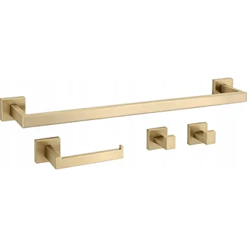 Sada koupelnových doplňků REA SADA KOUPELNOVÝCH VĚŠÁKŮ RIO BRUSH GOLD