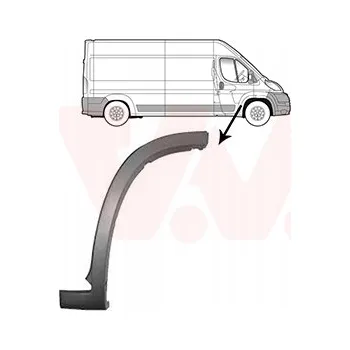 Posilovač řízení JUMPER DUCATO BOXER 06- LIŠTA LEM BLATNÍKA P