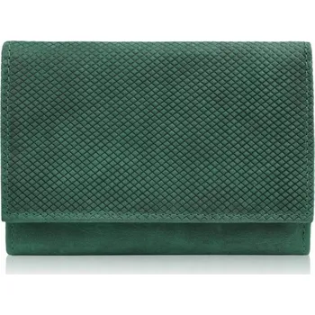 Peněženka Paolo Peruzzi peněženka z pravé kůže zelená - dámská