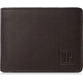 Peněženka Pánská peněženka z pravé kůže hnědá pro mladé PAOLO PERUZZI dárek