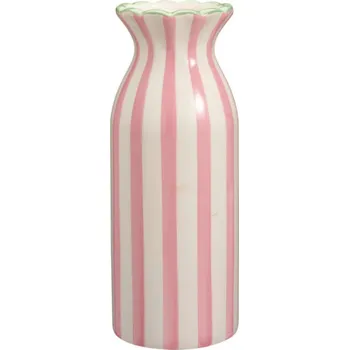 Váza Home Styling Collection Keramická váza VÅG, 25 cm - růžowa