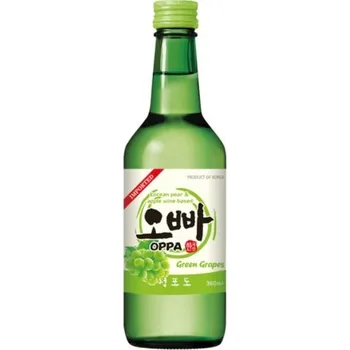 Limonáda Tradiční korejský alkoholický nápoj Soju s příchutí hroznů 360 ml - Oppa