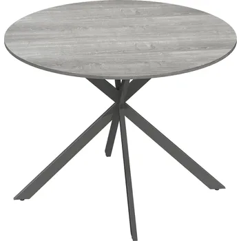 Jídelní stůl Kulatý jídelní stůl pro 4 osoby Ø100 cm | šedý