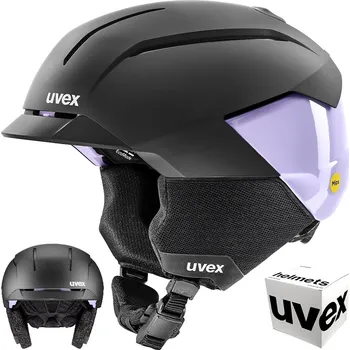 Lyžařská/snowboardová helma UVEX LEVITATE 54-58cm czarno-fioletowy