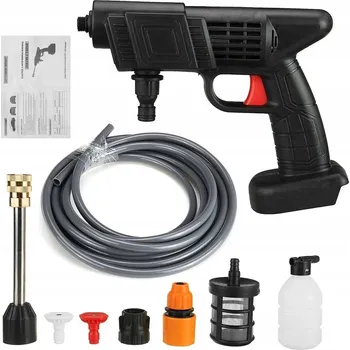 Vysokotlaký čistič AKU PISTOLE NA MYTÍ AUTA 21V 1500W