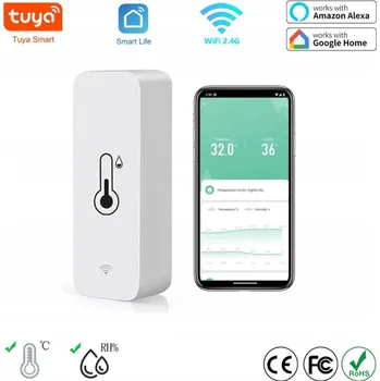 IP kamera WiFi Senzor Teploty a Vlhkosti s Aplikací Tuya Smart