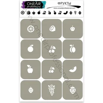 Šablona pro airbrush OneAir Ovoce
