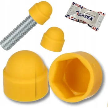 Poklice na kolo Záslepka šroubu M8/13 kryt ŽLUTÁ RAL1003 poklice kryt 200 KS