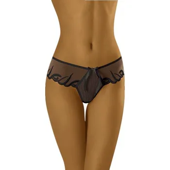 Kalhotky Wol-bar Kalhotky tanga Makumba černé M