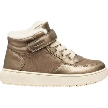 Dívčí sněhule Dívčí zimní obuv Geox J THELEVEN B AB 32 Zlatá, Bílá