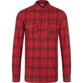 Pánská košile PORTWEST Košile KA307, kostkovaná, dlouhý rukáv POR-KA307RERXXXL 3XL Červená
