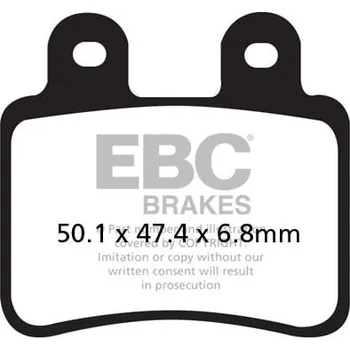 Brzdová destička Brzdové destičky EBC SFA350HH PEUGEOT Satelis K15/K20 125 2007-2012