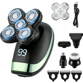 Holicí strojek Holicí Strojek Pánský Elektrický Bezdrátový Strojek na Holení Těla Vousů 4D