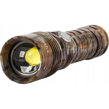 Svítilna Svítilna MASKÁČOVÝ vojenská LED 1000m zoom USB AKU letecký hliník