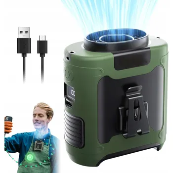 Domácí ventilátor MINI VENTILÁTOR SE SILNÝM MOTOREM A ZÁVĚSKOU NA KRK