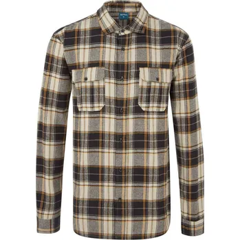 Pánská košile PORTWEST Košile KA307, kostkovaná, dlouhý rukáv POR-KA307BKRM M Černá