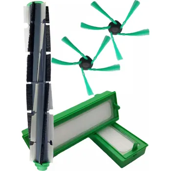 Sada příslušenství pro robotický vysavač Kartáče a HEPA filtry pro vysavač VORWERK VR 300 Kobold sada 5ks