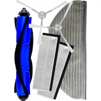 Sada příslušenství pro robotický vysavač Kartáče a HEPA filtry pro vysavač ROWENTA komp. s ZR792000 sada a mop 6ks