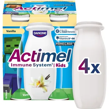 Actimel Kids Probiotický nápoj vanilka 4×100 g