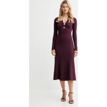 Dámské šaty Šaty Twinset 252TP3140 burgundské 93X, vel. S