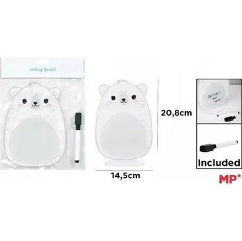 Obraz Tabulka s fixem medvěd Frosty 145x208mm