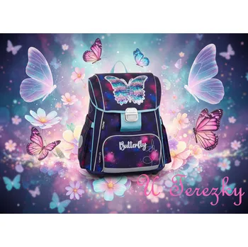 Školní batoh Karton P+P Školní batoh PREMIUM Motýl 3-70625
