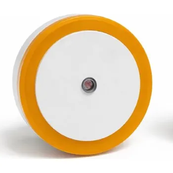 Noční světlo LED noční orientační světlo do zásuvky se soumrakovým senzorem – kroužek, Varianta Teplá bílá (2700-3000K)