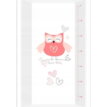 přebalovací pult a komoda Nástavec na přebalovací pult zpevněný BÍLÁ SOVA MERUŇKOVÁ